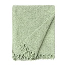Camilla - Chenille Throw in Meadow Green