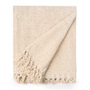 Camilla - Chenille Throw in Natural