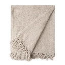 Camilla - Chenille Throw in Dove Grey