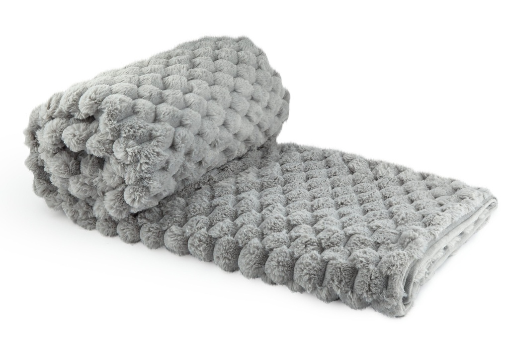 [LUS5060SIL] Leah Deluxe Throw in Silver (50x60" (127x152cm))