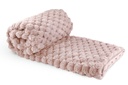 Leah Deluxe Throw in Blush