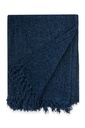 Camilla - Chenille Throw in Navy