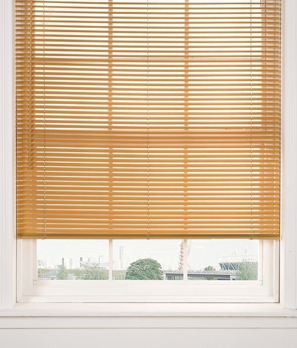 [WPV60.1Teak] Woodgrain Venetian Blind in Teak (60 x 160cm)