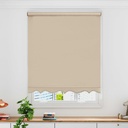 Scalloped Roller Blind in Natural