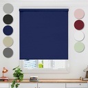 Blackout Roller Blind in Navy