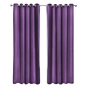 Essential Blackout Collection - Woven Blackout Eyelet Curtains in Amethyst