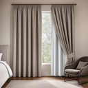 Thermal Fleece Backed Pencil Pleat Curtain Linings in White