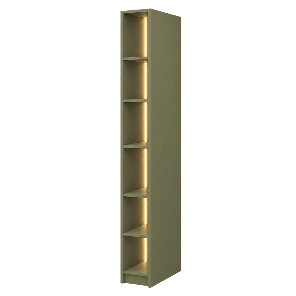 [HFP-PF-LED25-55696488923478] Genius LED Shelving Unit – Six Colour Options, 25 cm - Green