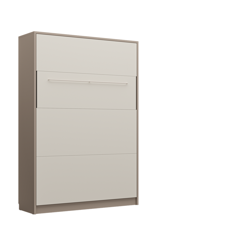 [HFP-GC-160-CONGO-C2-P0] GENIUS COMFORT Murphy Bed 160 x 200 cm - Congo / Cashmere - No Upholstered Panel
