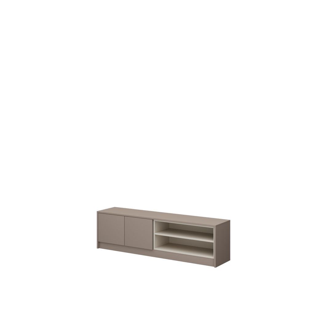 [GS-RTV-3] Genius TV Unit – Two-Tone Finish, 160 cm - Congo / Cashmere