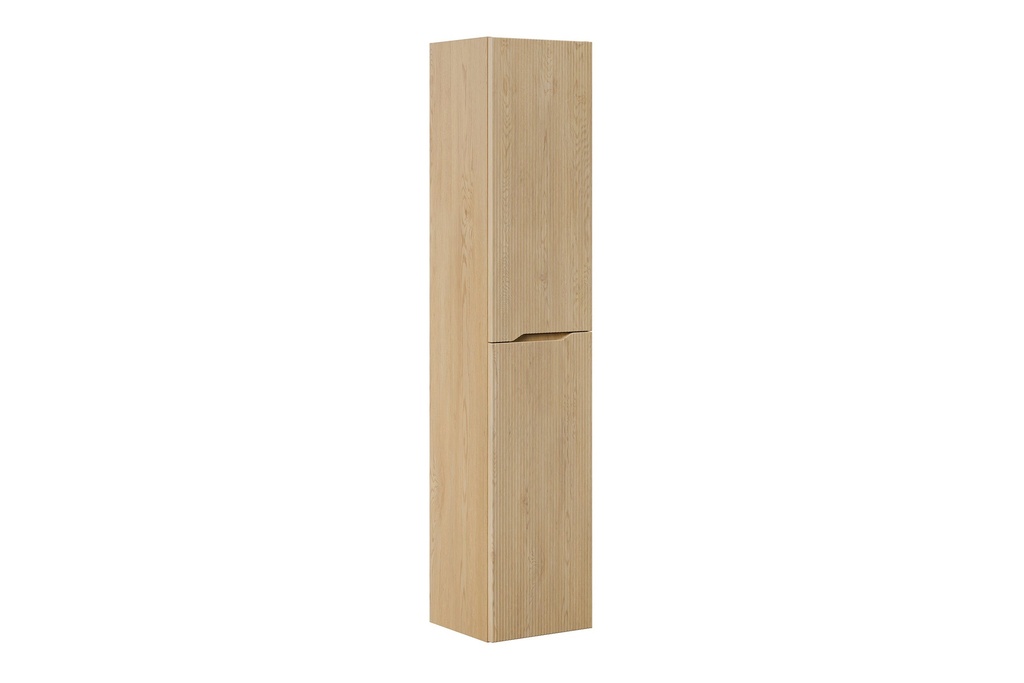 [HFP-PF-54806055190870] Nordic Cremona Tall Cabinet 2 Doors – Cremona Oak, 35x33.5x170 cm