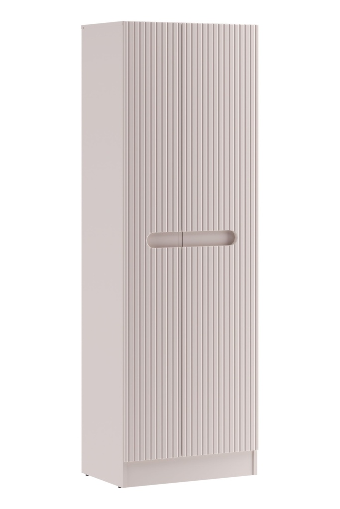 [HFP-PF-54847530697046] Nova Cashmere Tall Cabinet 2 Doors – Cashmere Matt, 60 cm