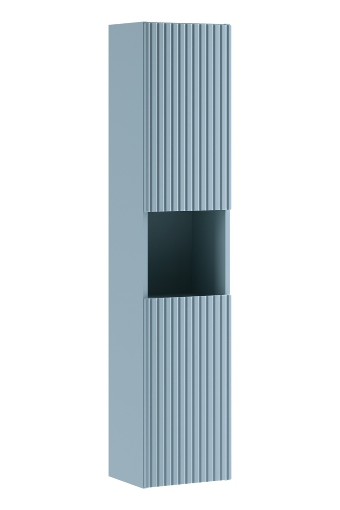 [HFP-PF-54872329584982] Nova Denim Tall Cabinet 2 Doors – Denim Blue, 30 cm