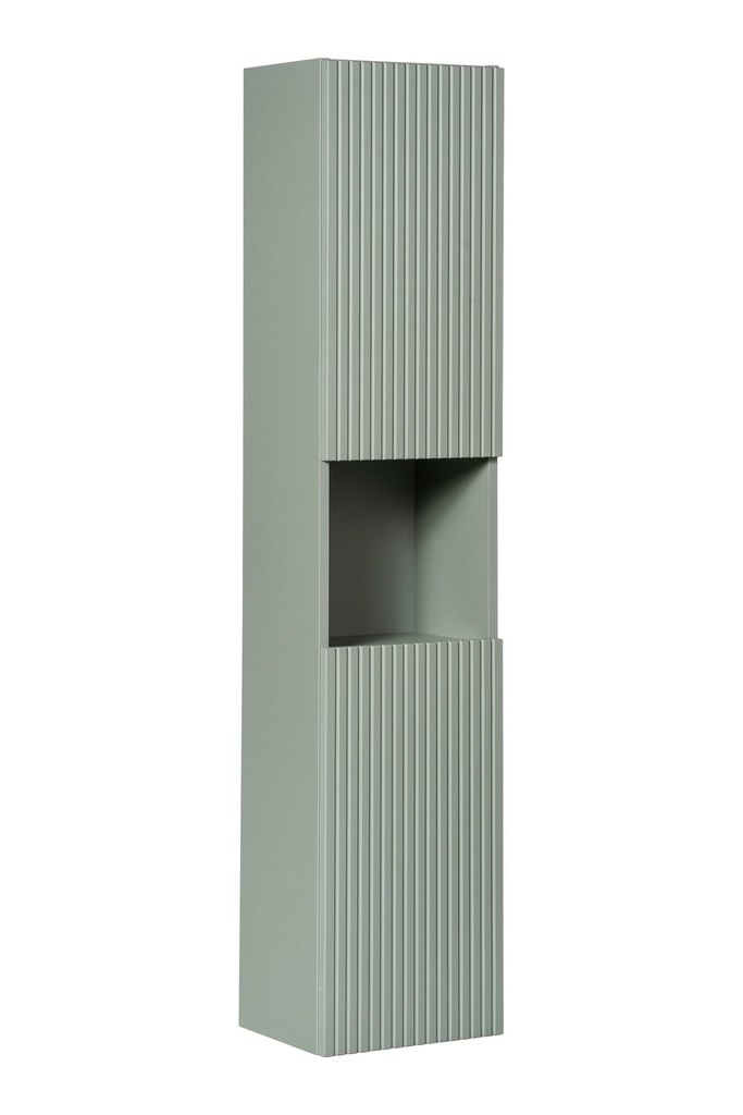 [HFP-PF-54916814111062] Line Reed Tall Cabinet 2 Doors – Reed Green, 30 cm