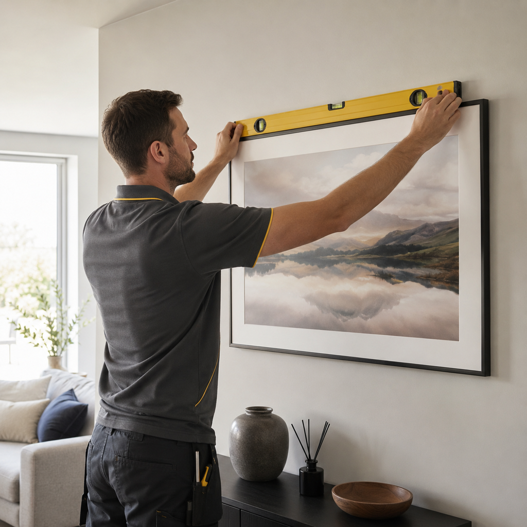 Picture & Artwork Hanging – Over 50cm Wide