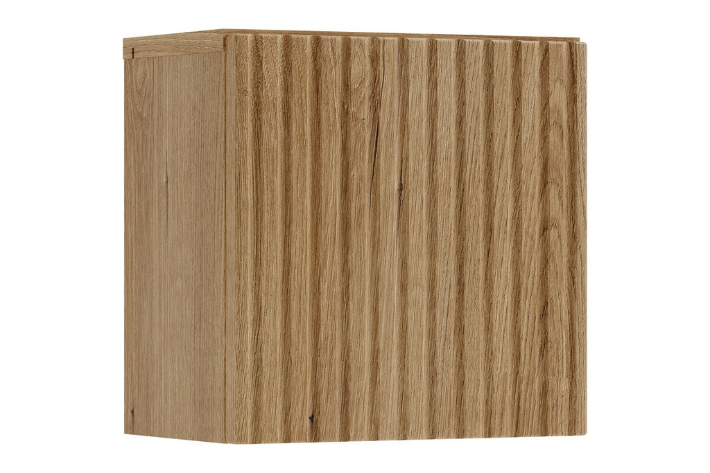 [HFP-PF-54882542420310] Nova Coast Evoke Qubik Wall Cabinet 1 Door – Coast Evoke Oak, 30×30 cm