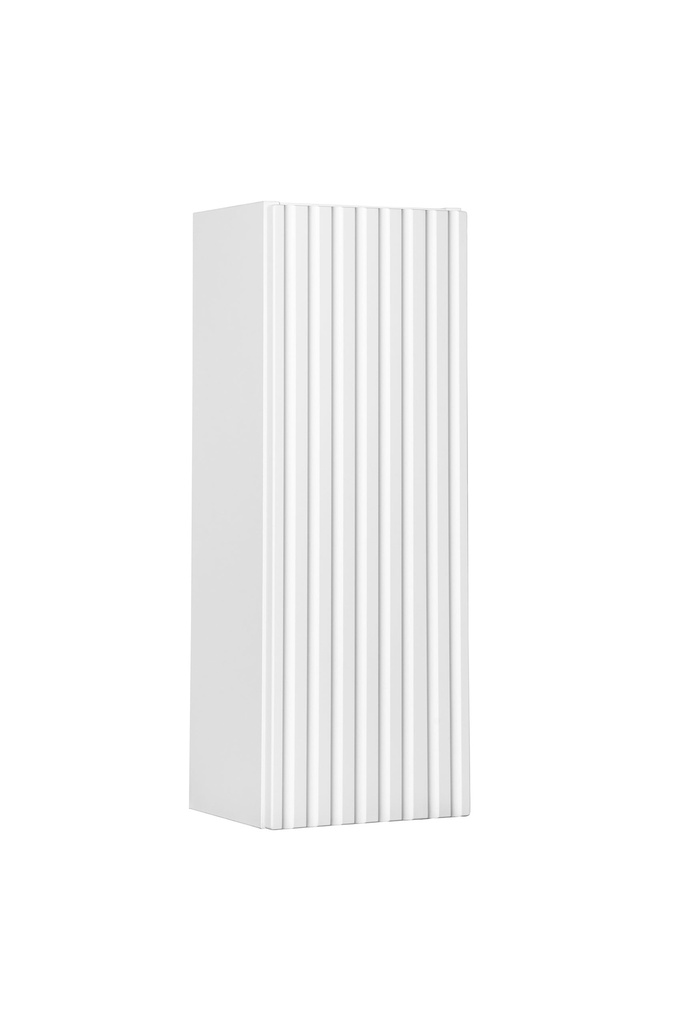 [HFP-PF-54876049736022] Nova White Wall Cabinet 1 Door – White Matt, 20 cm