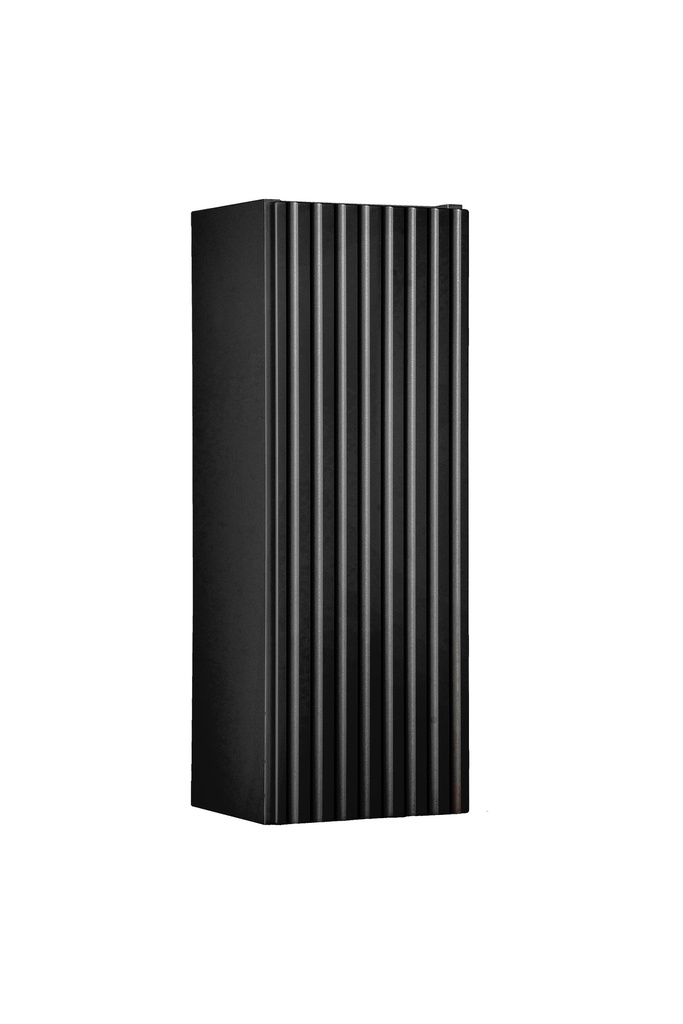 [HFP-PF-54867742753110] Nova Black Wall Cabinet 1 Door – Black Matt, 20 cm