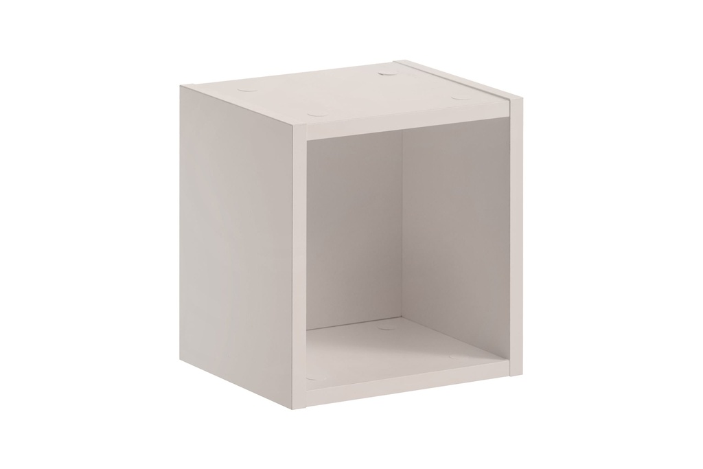 [HFP-PF-54847787499862] Nova Cashmere Qubik Open Wall Shelf – Cashmere Matt, 27 cm