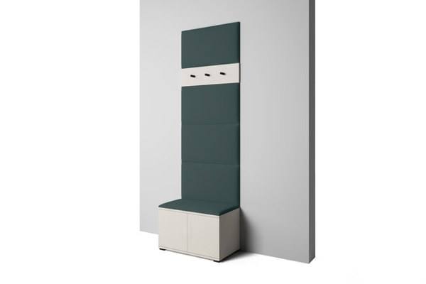 [HFP-PF-HW-52362673881430] INSTALLATION SERVICE FOR PK Bianco 6 Hallway Wardrobe Set - Upholstered Panels in Various Colours | With black handles