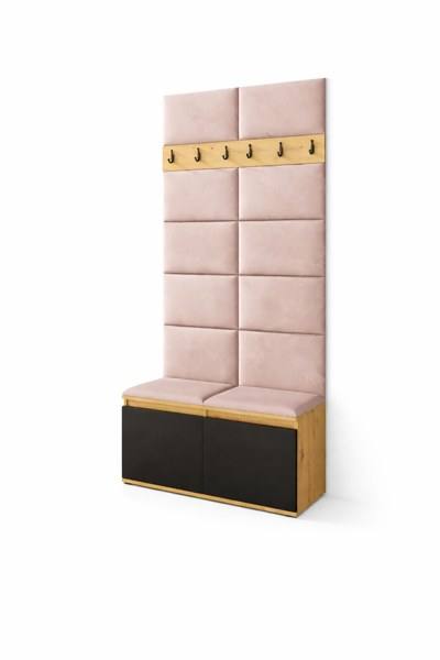 [HFP-PF-HW-51723214422358] INSTALLATION SERVICE FOR PK Emi 1 Hallway Wardrobe Artisan Oak / Black -Upholstered Panels in Various Colours
