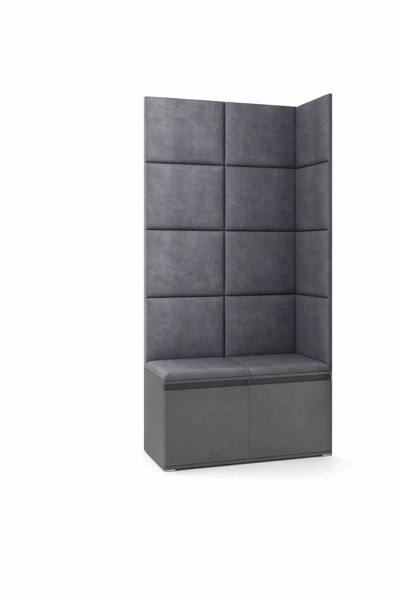[HFP-PF-HW-51880043938134] INSTALLATION SERVICE FOR PK Emi 2 Hallway Wardrobe Graphite - Upholstered Panels in Various Colours
