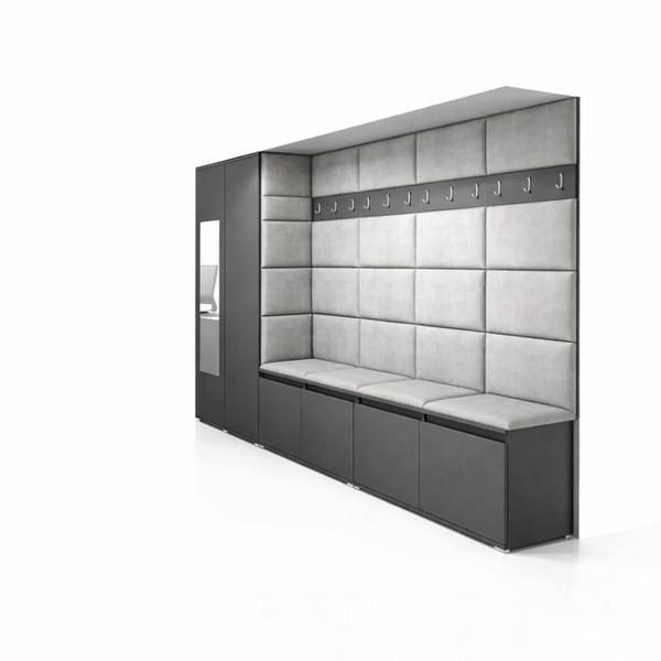 [HFP-PF-HW-50547709280598] INSTALLATION SERVICE FOR PK Emi 9 Hallway Wardrobe Graphite - Upholstered Panels in Various Colours