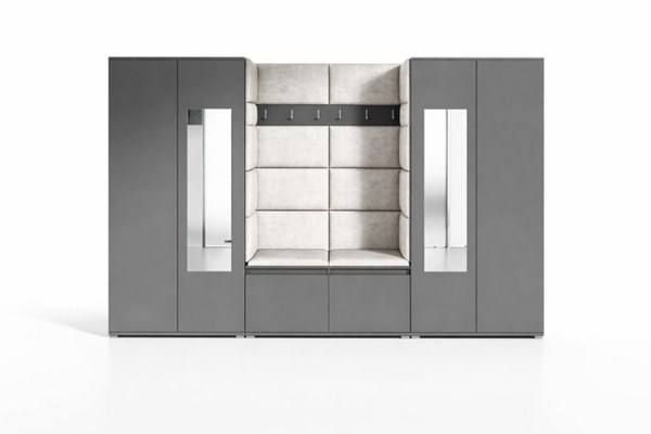 [HFP-PF-HW-50548268859734] INSTALLATION SERVICE FOR PK Emi 10 Hallway Wardrobe Graphite - Upholstered Panels in Various Colours