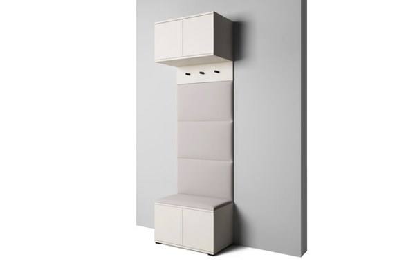 [HFP-PF-HW-52362351870294] INSTALLATION SERVICE FOR PK Bianco 5 Hallway Wardrobe Set – Upholstered Panels in Various Colours | With black handles