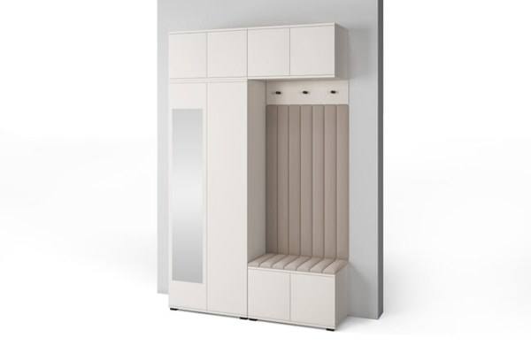 [HFP-PF-HW-52337422598486] INSTALLATION SERVICE FOR PK Bianco 11 Hallway Wardrobe Set - Upholstered Panels in Various Colours | With black handles