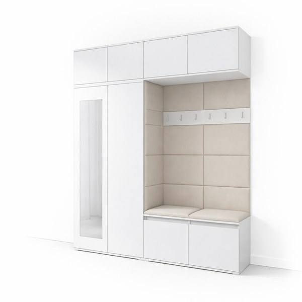 [HFP-PF-HW-50555735114070] INSTALLATION SERVICE FOR PK Emi 16 Hallway Wardrobe White - Upholstered Panels in Various Colours