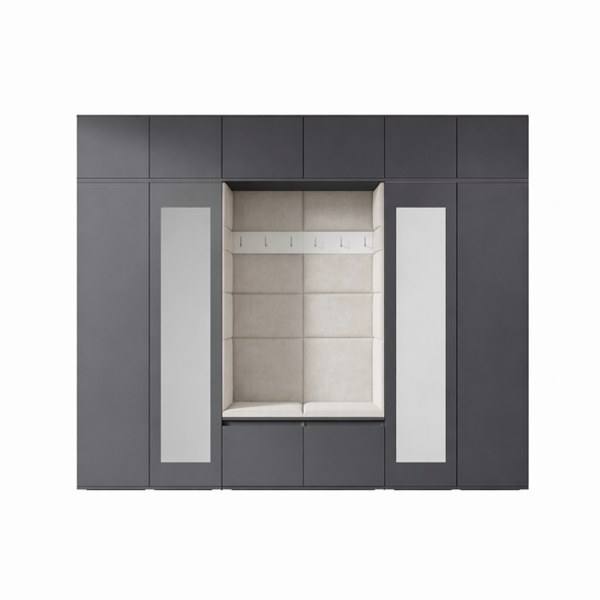 [HFP-PF-HW-52450759573846] INSTALLATION SERVICE FOR PK Emi 17 Hallway Wardrobe Graphite- Upholstered Panels in Various Colours
