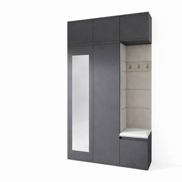 [HFP-PF-HW-50560779157846] INSTALLATION SERVICE FOR PK Emi 18 Hallway Wardrobe Graphite - Upholstered Panels in Various Colours