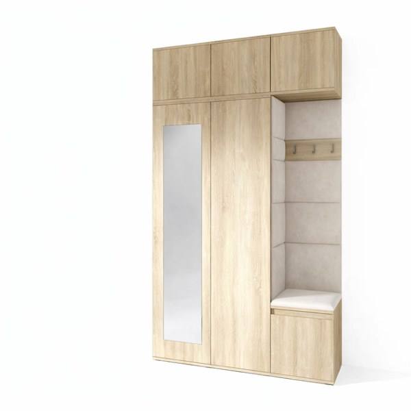[HFP-PF-HW-50560988512598] INSTALLATION SERVICE FOR PK Emi 18 Hallway Wardrobe Sonoma Oak - Upholstered Panels in Various Colours