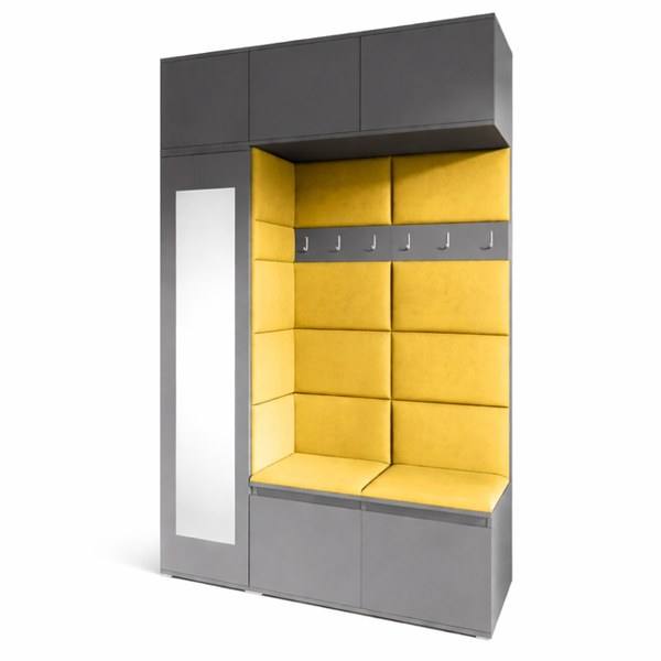 [HFP-PF-HW-52447049187670] INSTALLATION SERVICE FOR PK Emi 21 Hallway Wardrobe Graphite - Upholstered Panels in Various Colours