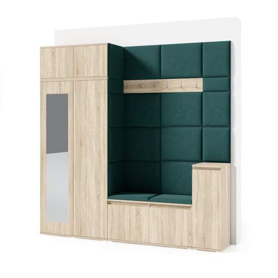 [HFP-PF-HW-52453835538774] INSTALLATION SERVICE FOR PK Emi 26 Hallway Wardrobe Sonoma Oak - Upholstered Panels in Various Colours