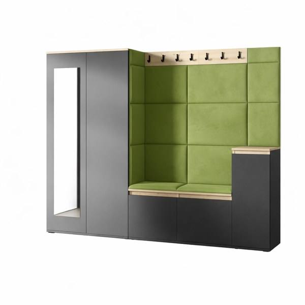 [HFP-PF-HW-52454640550230] INSTALLATION SERVICE FOR PK Emi 27 Hallway Wardrobe Aristan Oak/Black  - Upholstered Panels in Various Colours