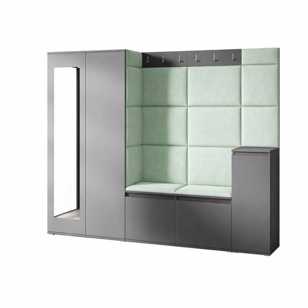 [HFP-PF-HW-52454668829014] INSTALLATION SERVICE FOR PK Emi 27 Hallway Wardrobe Graphite  - Upholstered Panels in Various Colours