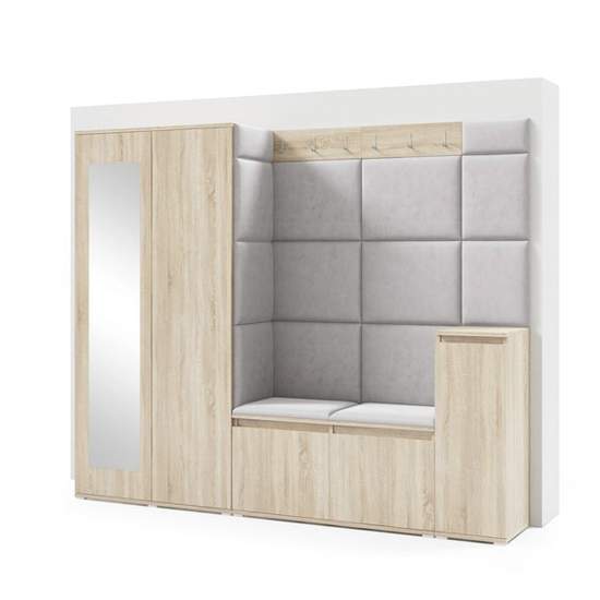 [HFP-PF-HW-52454621151574] INSTALLATION SERVICE FOR PK Emi 27 Hallway Wardrobe Sonoma Oak  - Upholstered Panels in Various Colours