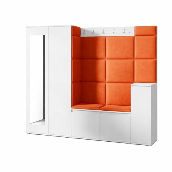 [HFP-PF-HW-52454438437206] INSTALLATION SERVICE FOR PK Emi 27 Hallway Wardrobe White - Upholstered Panels in Various Colours