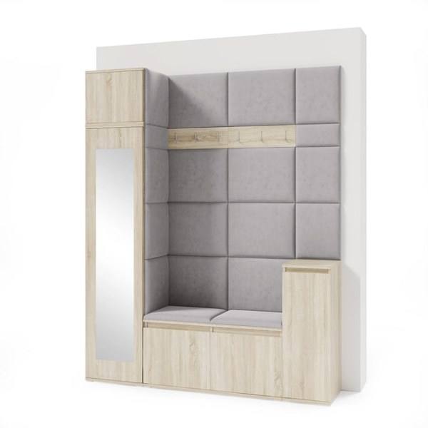 [HFP-PF-HW-52463228715350] INSTALLATION SERVICE FOR PK Emi 29 Hallway Wardrobe Sonoma Oak - Upholstered Panels in Various Colours