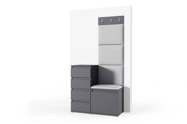 [HFP-PF-HW-52471537467734] INSTALLATION SERVICE FOR PK Emi 36 Hallway Wardrobe Graphite - Upholstered Panels in Various Colours