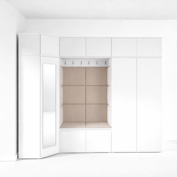 [HFP-PF-HW-50562437808470] INSTALLATION SERVICE FOR PK Emi 39 Hallway Wardrobe White - Upholstered Panels in Various Colours