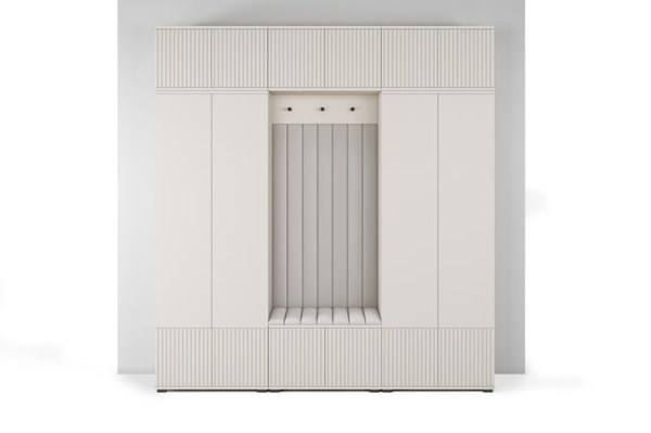[HFP-PF-HW-52365612712278] INSTALLATION SERVICE FOR PK Rayo 3 Hallway Wardrobe - Upholstered Panels in Various Colours | without mirror