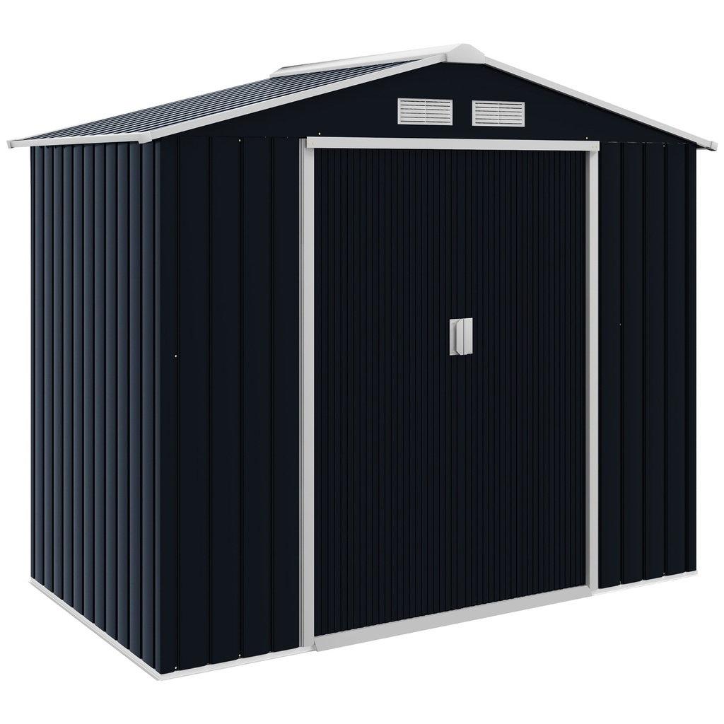 Outsunny 7 x 4ft Garden Shed, Dark Grey (Product Only - No assembly)