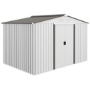 Outsunny 9 x 6ft Garden Shed, Silver
