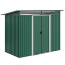 Outsunny 8.5 x 4ft Garden Shed, Green