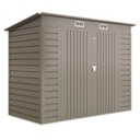 Outsunny 3.7 x 7.9ft Garden Shed, Light Grey