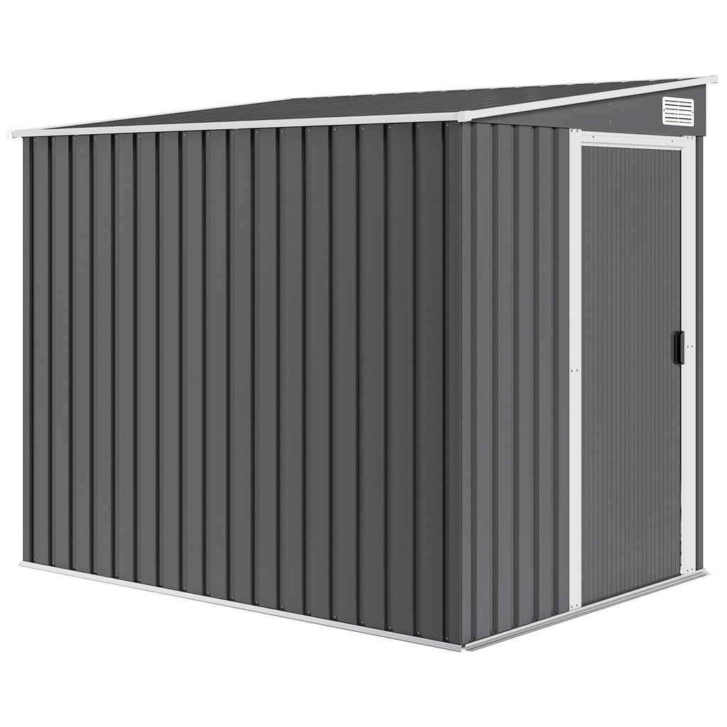 Outsunny 7 x 5ft Garden Shed, Dark Grey