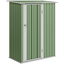 Outsunny 5 x 3ft Garden Shed, Light Green
